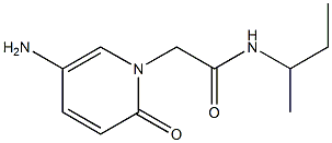 2-(5-amino-2-oxo-1,2-dihydropyridin-1-yl)-N-(butan-2-yl)acetamide Struktur