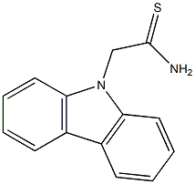 2-(9H-carbazol-9-yl)ethanethioamide Struktur