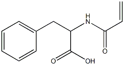 2-(acryloylamino)-3-phenylpropanoic acid Struktur