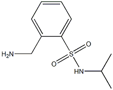 2-(aminomethyl)-N-isopropylbenzenesulfonamide Struktur