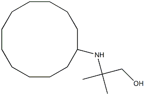 2-(cyclododecylamino)-2-methylpropan-1-ol Struktur