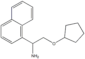 2-(cyclopentyloxy)-1-(1-naphthyl)ethanamine Struktur