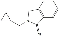 2-(cyclopropylmethyl)-2,3-dihydro-1H-isoindol-1-imine Struktur