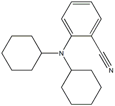 2-(dicyclohexylamino)benzonitrile Struktur