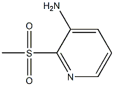 2-(methylsulfonyl)pyridin-3-amine Struktur