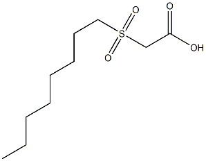 2-(octane-1-sulfonyl)acetic acid Struktur