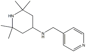 2,2,6,6-tetramethyl-N-(pyridin-4-ylmethyl)piperidin-4-amine Struktur