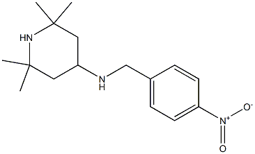 2,2,6,6-tetramethyl-N-[(4-nitrophenyl)methyl]piperidin-4-amine Struktur