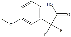 2,2-difluoro-2-(3-methoxyphenyl)acetic acid, 1027513-99-0, 結構式