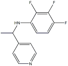 2,3,4-trifluoro-N-[1-(pyridin-4-yl)ethyl]aniline Struktur