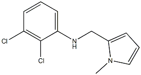 2,3-dichloro-N-[(1-methyl-1H-pyrrol-2-yl)methyl]aniline Struktur