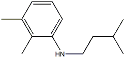 2,3-dimethyl-N-(3-methylbutyl)aniline Struktur