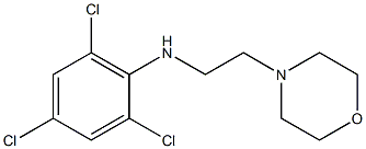 2,4,6-trichloro-N-[2-(morpholin-4-yl)ethyl]aniline Struktur