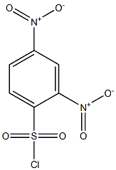 2,4-dinitrobenzene-1-sulfonyl chloride Struktur