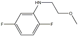 2,5-difluoro-N-(2-methoxyethyl)aniline Struktur