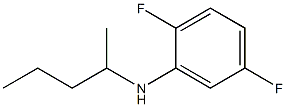 2,5-difluoro-N-(pentan-2-yl)aniline Struktur