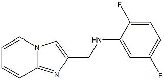 2,5-difluoro-N-{imidazo[1,2-a]pyridin-2-ylmethyl}aniline Struktur