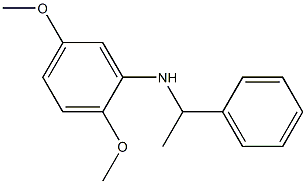 2,5-dimethoxy-N-(1-phenylethyl)aniline Struktur