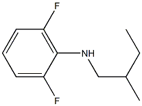 2,6-difluoro-N-(2-methylbutyl)aniline Struktur