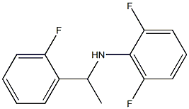 2,6-difluoro-N-[1-(2-fluorophenyl)ethyl]aniline Struktur