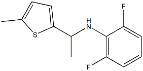 2,6-difluoro-N-[1-(5-methylthiophen-2-yl)ethyl]aniline Struktur