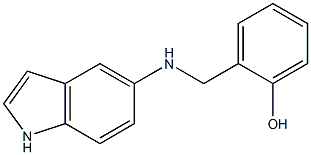 2-[(1H-indol-5-ylamino)methyl]phenol Struktur