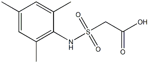 2-[(2,4,6-trimethylphenyl)sulfamoyl]acetic acid Struktur