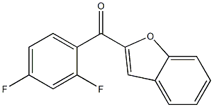 2-[(2,4-difluorophenyl)carbonyl]-1-benzofuran Struktur