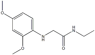 2-[(2,4-dimethoxyphenyl)amino]-N-ethylacetamide Struktur