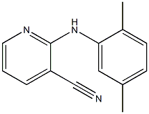 2-[(2,5-dimethylphenyl)amino]pyridine-3-carbonitrile Struktur