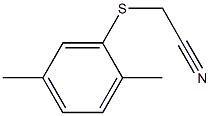 2-[(2,5-dimethylphenyl)sulfanyl]acetonitrile Struktur