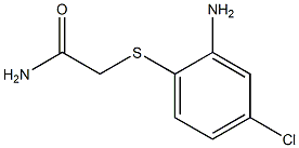 2-[(2-amino-4-chlorophenyl)sulfanyl]acetamide Struktur