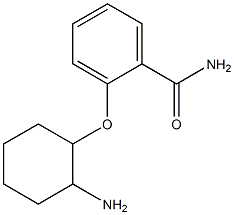 2-[(2-aminocyclohexyl)oxy]benzamide Struktur