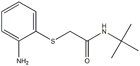 2-[(2-aminophenyl)thio]-N-(tert-butyl)acetamide Struktur