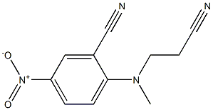 2-[(2-cyanoethyl)(methyl)amino]-5-nitrobenzonitrile Struktur