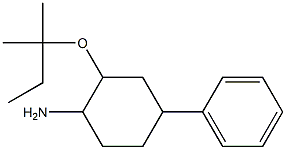 2-[(2-methylbutan-2-yl)oxy]-4-phenylcyclohexan-1-amine Struktur