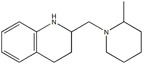 2-[(2-methylpiperidin-1-yl)methyl]-1,2,3,4-tetrahydroquinoline Struktur