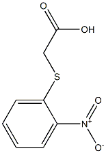 2-[(2-nitrophenyl)sulfanyl]acetic acid Struktur