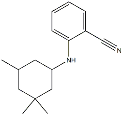 2-[(3,3,5-trimethylcyclohexyl)amino]benzonitrile Struktur