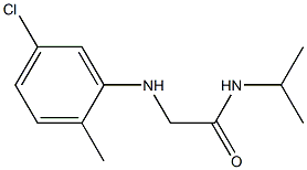 2-[(5-chloro-2-methylphenyl)amino]-N-(propan-2-yl)acetamide Struktur