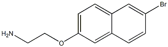 2-[(6-bromo-2-naphthyl)oxy]ethanamine Struktur