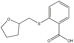 2-[(oxolan-2-ylmethyl)sulfanyl]benzoic acid Struktur