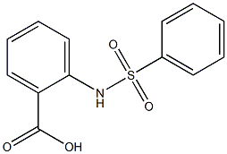 2-[(phenylsulfonyl)amino]benzoic acid Struktur