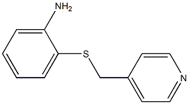 2-[(pyridin-4-ylmethyl)thio]aniline Struktur