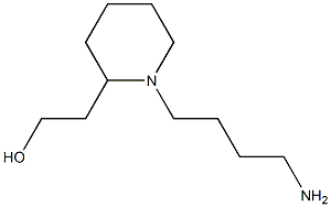 2-[1-(4-aminobutyl)piperidin-2-yl]ethan-1-ol Struktur