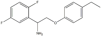 2-[1-amino-2-(4-ethylphenoxy)ethyl]-1,4-difluorobenzene Struktur