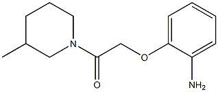 2-[2-(3-methylpiperidin-1-yl)-2-oxoethoxy]aniline Struktur