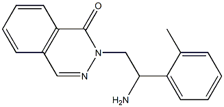 2-[2-amino-2-(2-methylphenyl)ethyl]phthalazin-1(2H)-one Struktur