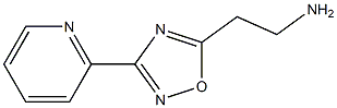 2-[3-(pyridin-2-yl)-1,2,4-oxadiazol-5-yl]ethan-1-amine Struktur