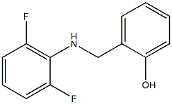 2-{[(2,6-difluorophenyl)amino]methyl}phenol Struktur